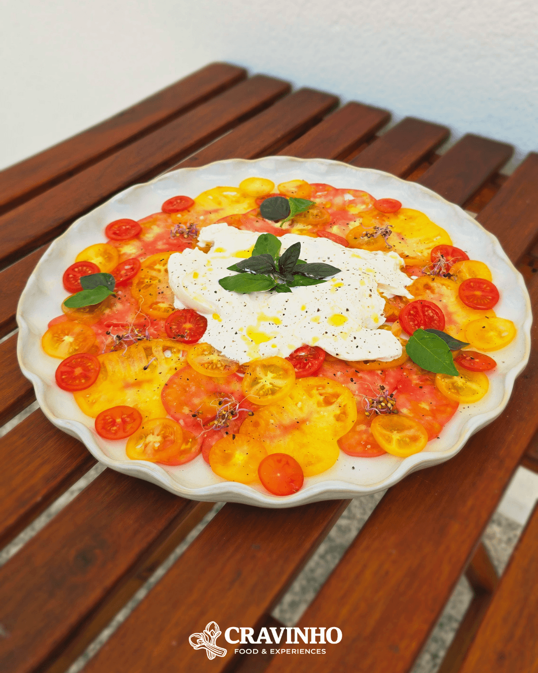 Tomate com Mozzarella de Búfala