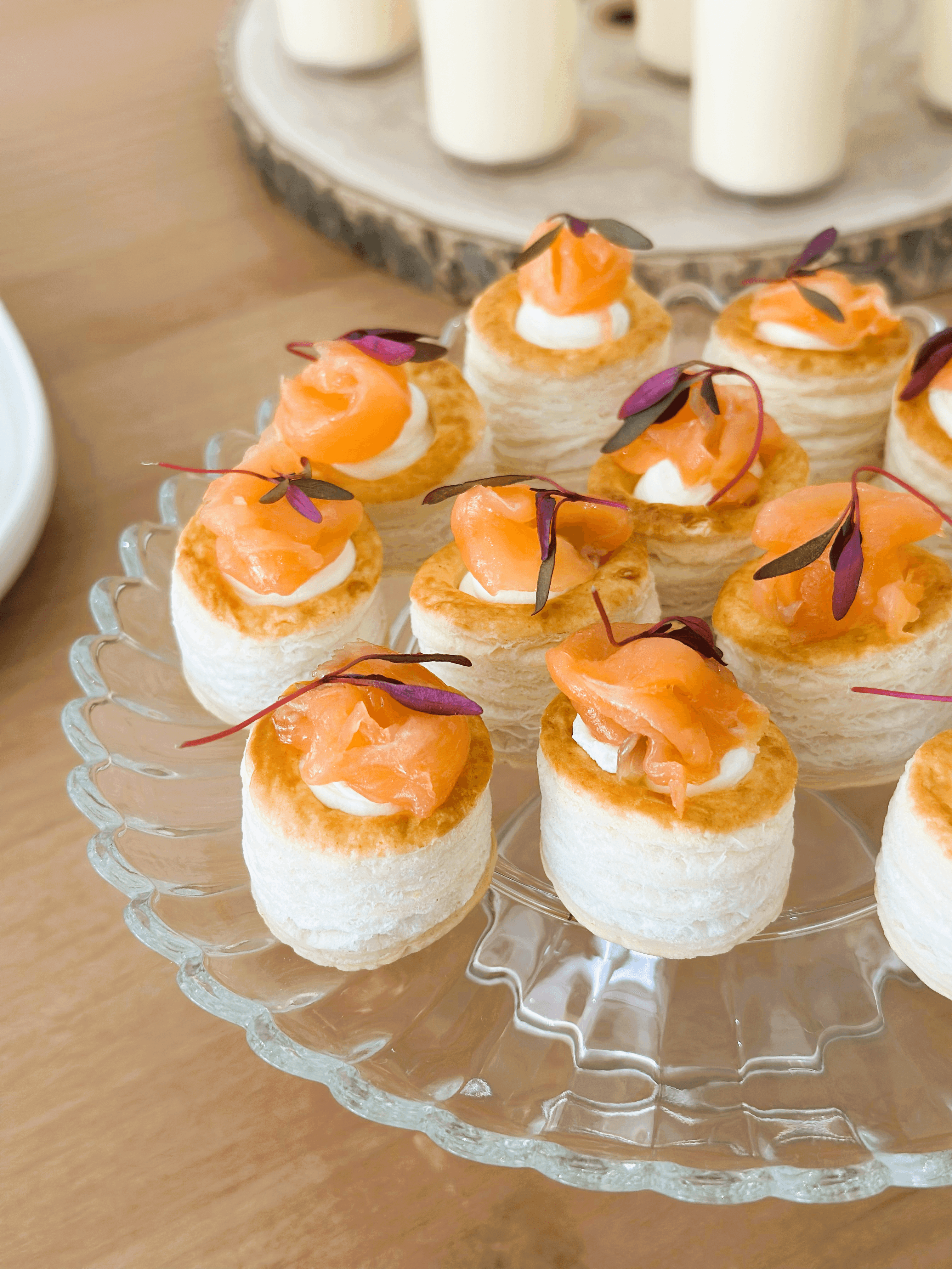 Vol-au-vent de Salmão Fumado